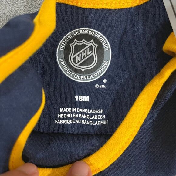 NHL Nashville Predators Hockey Infant Baby Lot of 3 Pack Bodysuit One-piece 18M - Picture 5 of 6
